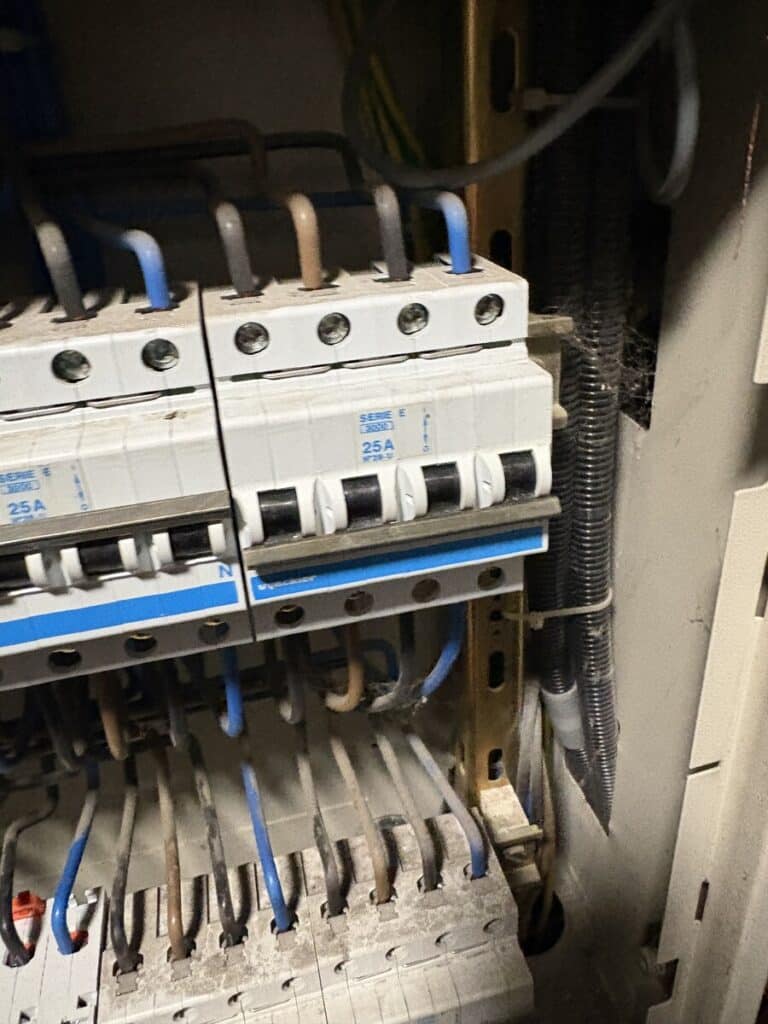 Photo chantier électricité smile technics