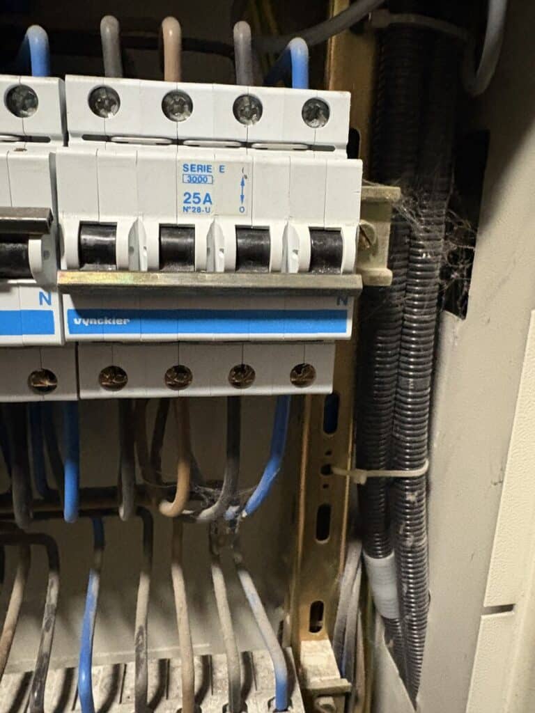 Photo chantier électricité smile technics